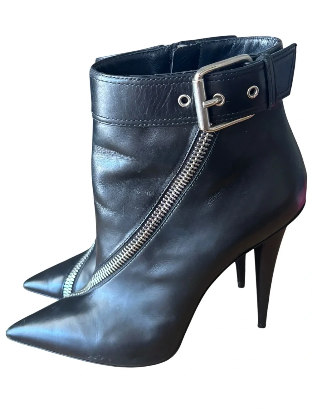 Giuseppe Zanotti Asymmetrical Zip Heeled Ankle Boot